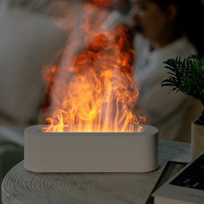 Innovative Simulated Ice Fire Cold Flame Essential Oil Diffuser 150ml