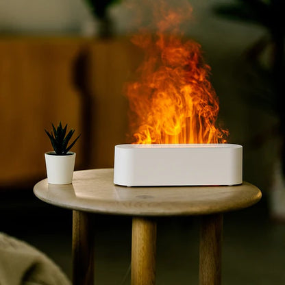 Innovative Simulated Ice Fire Cold Flame Essential Oil Diffuser 150ml