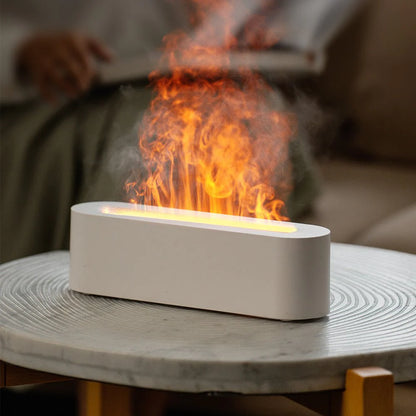 Innovative Simulated Ice Fire Cold Flame Essential Oil Diffuser 150ml